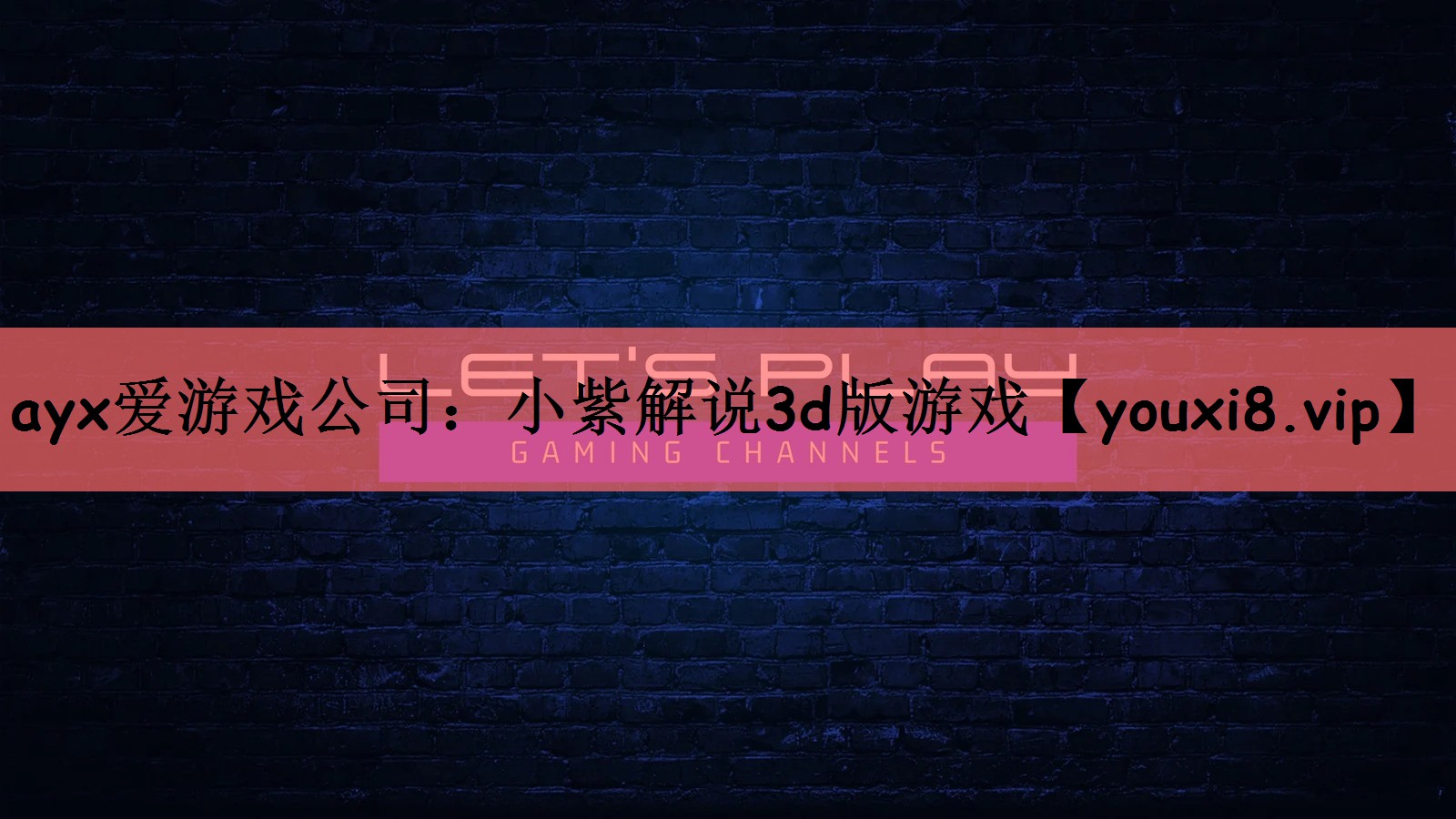 小紫解说3d版游戏