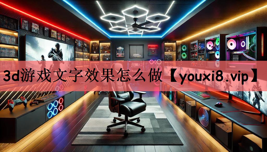 3d游戏文字效果怎么做